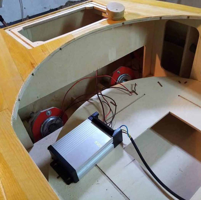 Установка электрического привода в лодку катер