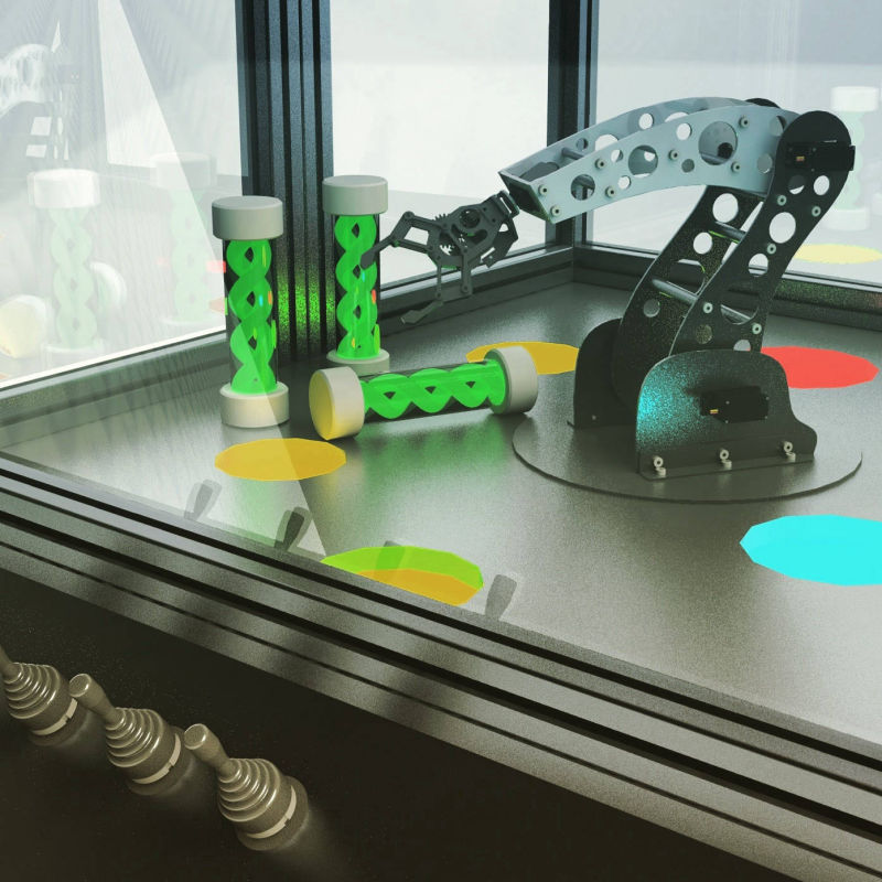 Игровой робот манипулятор 3D модель